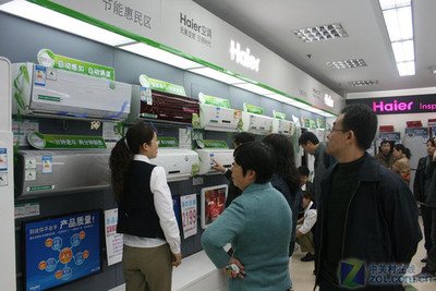 海尔空调销售激增，五大连锁销量同比暴涨三倍